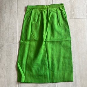 Vintage Green Pencil Skirt